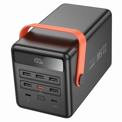 Портативный аккумулятор HOCO J142 Surpass, 22.5W, 100000 мА⋅ч, черный