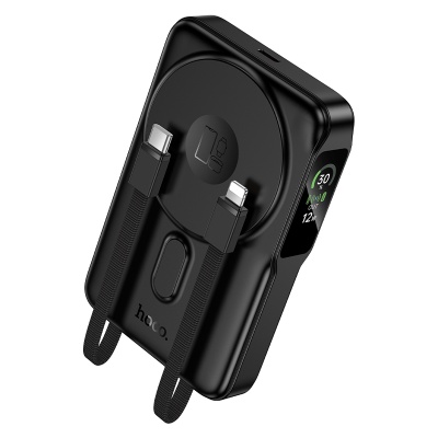 Портативный аккумулятор HOCO Q48 Core, с беспроводной зарядкой, 20W, 10000 мА⋅ч, черный