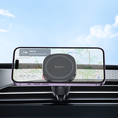 Автомобильный держатель HOCO H34 Cheetah, магнитный, на воздуховод, черный