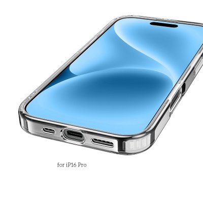 Чехол HOCO TPU Magnetic series для iPhone 16 Pro (6.3"), прозрачный