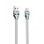 Кабель USB HOCO U14 Steel man USB - MicroUSB, 2.4А, 1.2 м, серый