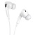 Проводные наушники HOCO M101 Pro Crystal, Type-C, 1.2 м, белый