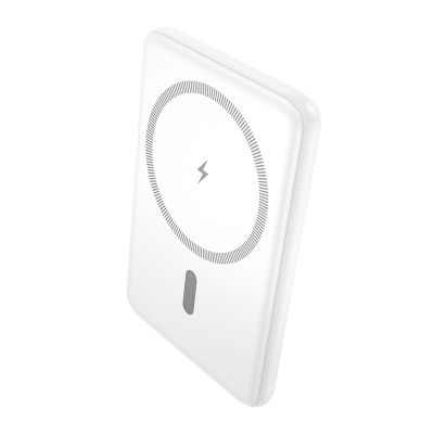 Портативный аккумулятор HOCO J140A Tony, с беспроводной зарядкой, 20W, 5000 мА⋅ч, белый