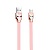Кабель USB HOCO U14 Steel man USB - MicroUSB, 2.4А, 1.2 м, розовое золото