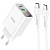 Сетевое зарядное устройство HOCO C100A 1xUSB + 1xUSB-C с Кабелем Type-C - Type-C, 3.0A, 20W, белый