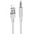 Аудиокабель HOCO UPA27 Spirit AUX Jack 3,5 (m) - Lightning (m), 1.2 м, серый