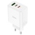 Сетевое зарядное устройство HOCO C126A Pure power 1xUSB + 2xUSB-C, 40W, белый