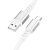 Кабель USB HOCO X85 Strength USB - Type-C, 3A, 1 м, белый