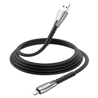 Кабель USB HOCO U58 Core USB - Lightning, 2.4А, 1.2 м, черный