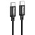 Кабель USB-C HOCO X89 Wind Type-C - Type-C, 60W, 1 м, черный