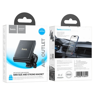 Автомобильный держатель HOCO H44 Precious, магнитный, на воздуховод, черный