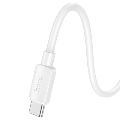 Кабель USB-C HOCO X96 Hyper Type-C - Type-C, 3A, 60W, 25 см, белый