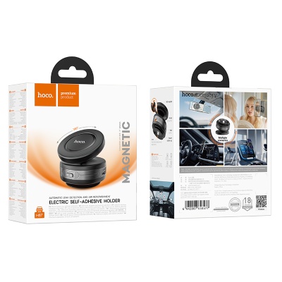Автомобильный держатель HOCO H87 Dragon, магнитный, универсальный, черный+серый металлик