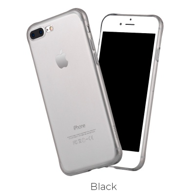 Чехол HOCO TPU Light Series для iPhone 7+, темно-прозрачный, 0,7 мм