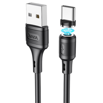 Кабель USB HOCO X52 Sereno USB - Type-C магнитный, 2А, 1 м, черный