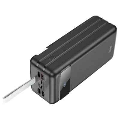 Портативный аккумулятор HOCO J86B Power Master, 3A, 60000 мА⋅ч, черный