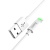 Кабель USB HOCO X43 Satellite USB - Lightning, 2.4А, 1 м, белый