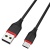 Кабель USB BOROFONE BX17 Enjoy USB - Type-C, 2А, 1 м, черный