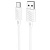 Кабель USB HOCO X88 Gratified USB - Type-C, 3A, 1 м, белый