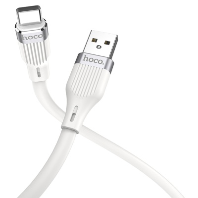 Кабель USB HOCO U72 Forest USB - Type-C, 3A, 1.2 м, белый
