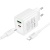 Сетевое зарядное устройство BOROFONE BA83A Flare star 1xUSB + 1xUSB-C с Кабелем Type-C - Type-C, 3A, 20W, белый