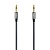 Аудиокабель HOCO UPA03 Noble AUX Jack 3,5 (m) - Jack 3,5 (m), 1 м, тусклый
