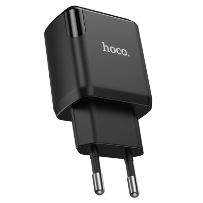 Сетевое зарядное устройство HOCO N7 Speedy 2xUSB, 2.1A, 10.8W, черный