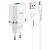 Сетевое зарядное устройство HOCO C12Q Smart 1xUSB с Кабелем USB - Micro, 3A, 18W, белый