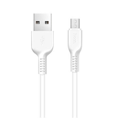 Кабель USB HOCO X13 Easy USB - MicroUSB, 2А, 1 м, белый