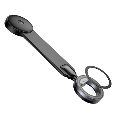 Автомобильный держатель HOCO H71 Totem, магнитный, на приборную панель, черный+серый металлик