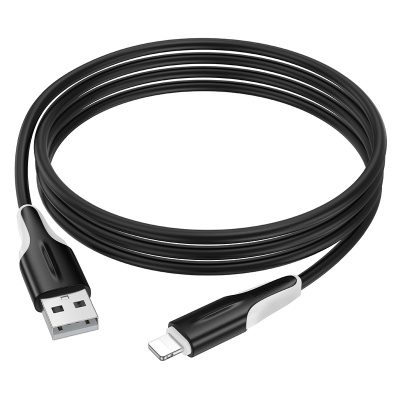 Кабель USB BOROFONE BX119 New USB - Lightning, 2.4А, 1 м, черный