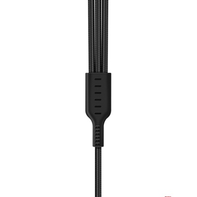 Кабель USB HOCO U31 Benay 3 в 1 USB - Type-C + Lightning + MicroUSB, 2.4А, 1.2 м, черный