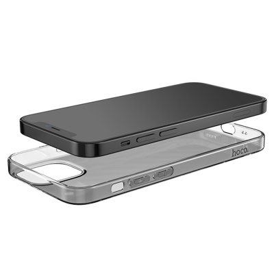Чехол HOCO TPU Light Series для iPhone 12 Mini 5.4", темно-прозрачный