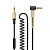 Аудиокабель HOCO UPA02 AUX с микрофоном Jack 3.5 (m) - Jack 3,5 (m), 2 м, черный
