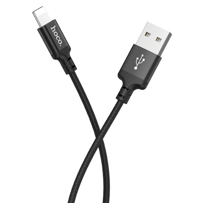 Кабель USB HOCO X14 Times speed USB - Lightning, 2А, 2 м, черный