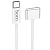 Кабель USB-C HOCO X103 magnetic Type-C - MagSafe 3, 5A, 140W, 2 м, белый