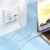 Кабель USB-C HOCO X98 Crystal ice Type-C - Type-C, 3A, 60W, 1 м, серебристый