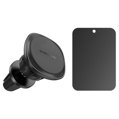 Автомобильный держатель BOROFONE BH102 Cloud, магнитный, на воздуховод, черный