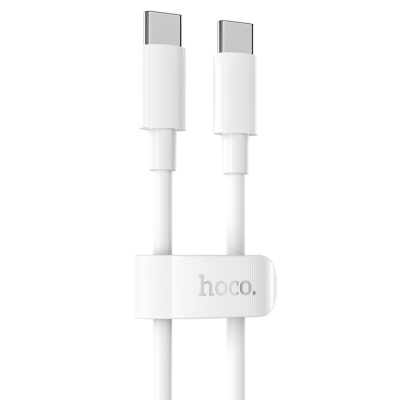 Кабель USB-C HOCO X51 High-power Type-C - Type-C, 5A, 2 м, белый