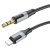 Аудиокабель BOROFONE BL19 Creator AUX Jack 3,5 (m) - Lightning (m), 1 м, черный