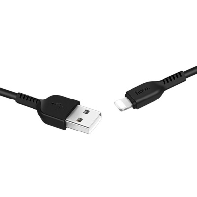 Кабель USB HOCO X20 Flash USB - Lightning, 2.4А, 1 м, черный