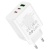 Сетевое зарядное устройство HOCO C126A Pure power 1xUSB + 2xUSB-C, 40W, белый