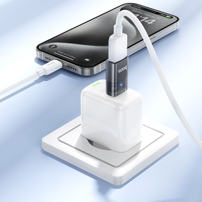 Переходник/Адаптер HOCO UA36B Type-C (m) - USB (f), черный