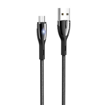 Кабель USB HOCO U89 Safeness USB - MicroUSB, 3A, 1.2 м, черный