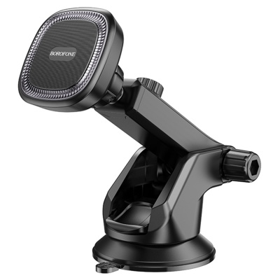 Автомобильный держатель BOROFONE BH97 NT Ice, магнитный, на приборная панель/лобовое стекло, черный+серый