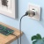Сетевое зарядное устройство BOROFONE BA80A Scenery 1xUSB + 1xUSB-C с Кабелем Type-C - Type-C, 20W, черный
