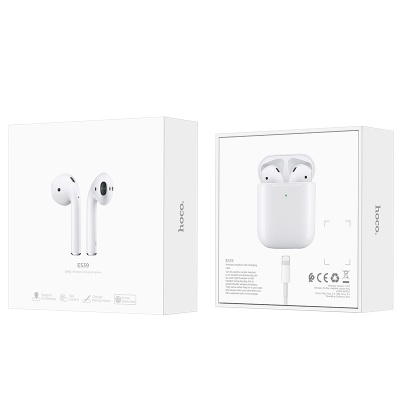 Беспроводные наушники TWS HOCO ES39, Bluetooth, белый