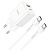 Сетевое зарядное устройство HOCO N28 Founder 1xUSB + 1xUSB-C с Кабелем Type-C - Type-C, 20W, белый