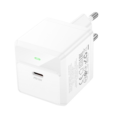 Сетевое зарядное устройство BOROFONE BN18 Intenso 1xUSB-C, 20W, белый
