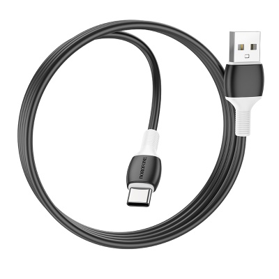 Кабель USB BOROFONE BX84 Rise USB - Type-C, 3A, 1 м, черный